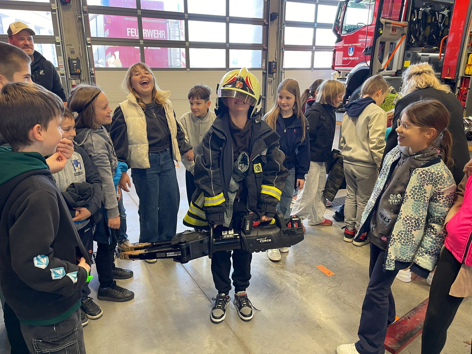 VS Pinkafeld, Beitrag 3b, Feuerwehrbesuch